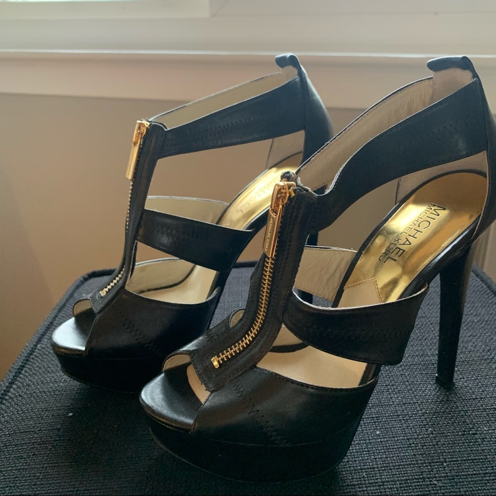 Michael Kors, Berkley Leather Platform Sandal